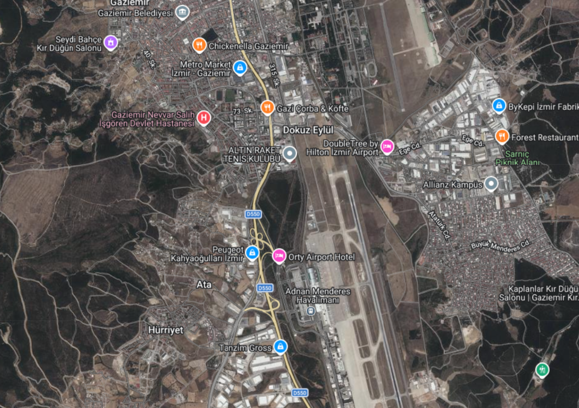 izmir gaziemir sanayide satılık 16.000m2 sanayi arsası
