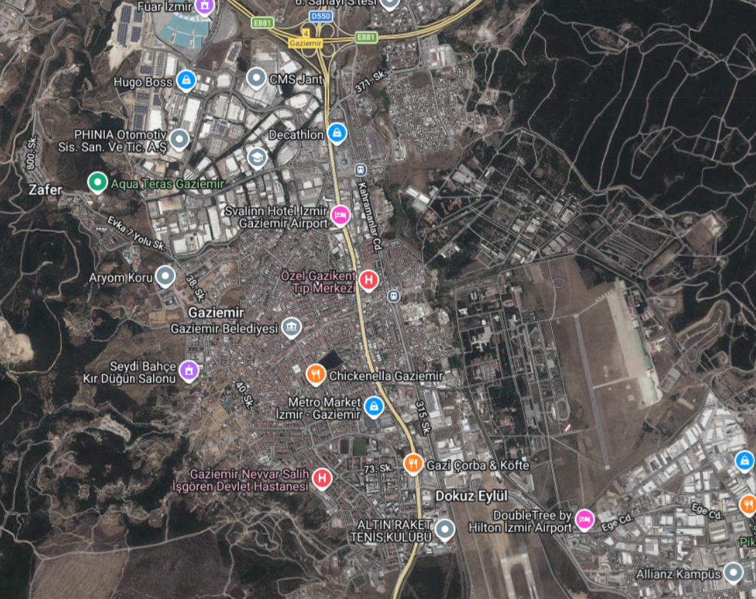 İZMİR GAZİEMİR SANAYİDE SATILIK 10.000m2 SANAYİ İMARLI ARSA