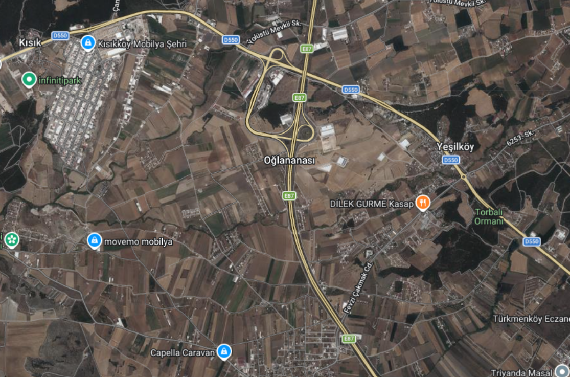 İZMİR MENDERES DEPOLAMA BÖLGESİNDE SATILIK 15.000m2 DEPO İMARLI ARSA