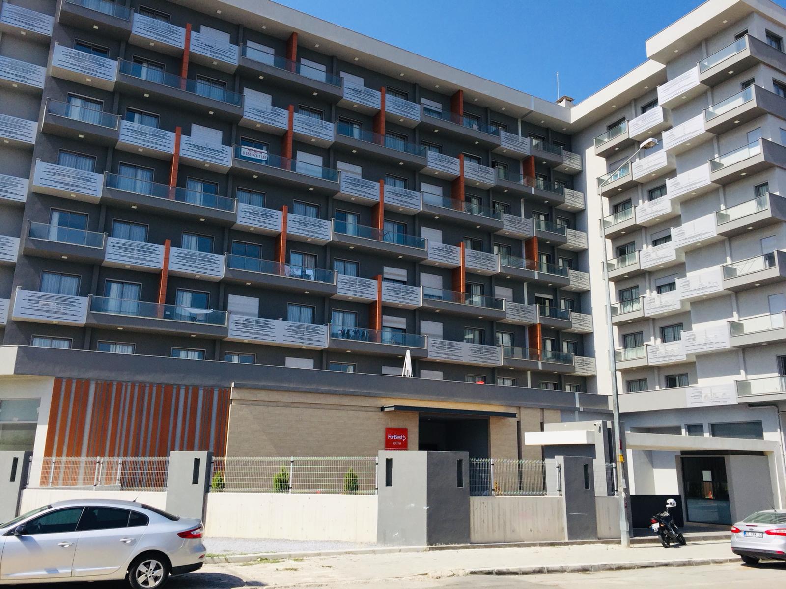 BORAN'DAN GAZİEMİR FORBEST OPTİMA RESİDENCE'DA 1+1 EŞYALI KİRALIK DAİRE