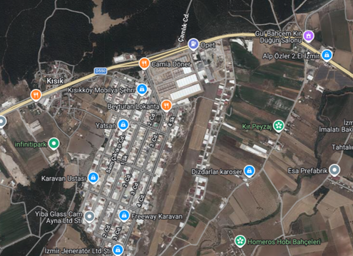 İZMİR AYDIN YOLUNA CEPHELİ SATILIK 3800m2 ARSA