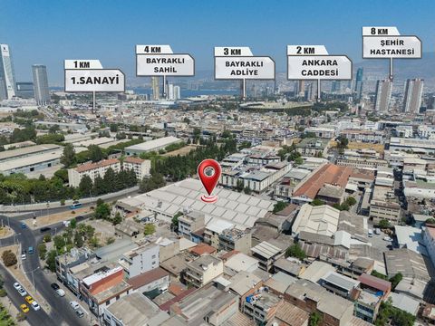 İZMİR BORNOVA ÇAMDİBİ SATILIK 5000m2 DEPO MAĞAZA BİNASI VE ARSASI