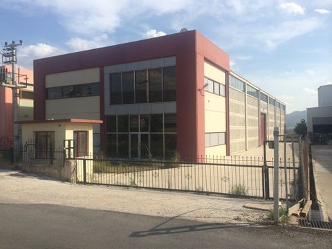 izmir kemalpaşa da 1200 m2 kapalı sanayi imarlı ofisli kiralık depo fabrika
