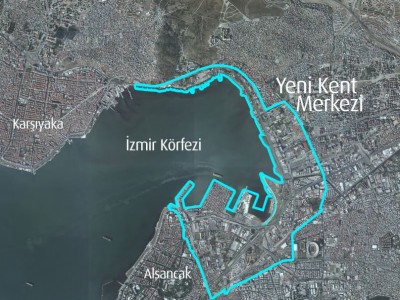 İzmir Yeni Kent Merkezi'nin inşaat kapasitesi 20 milyon metrekare