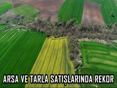 KONUT SATIŞLARI DÜŞTÜ ARSALAR REKOR KIRDI!10 AYDA 1,4 MİLYON SATIŞ